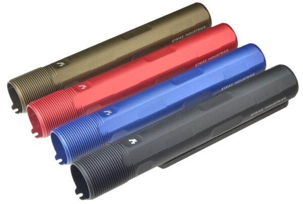 39094 Strike ARARET7RED Advanced Receiver Extension AR-15, AR-10 Red Anodized Aluminum