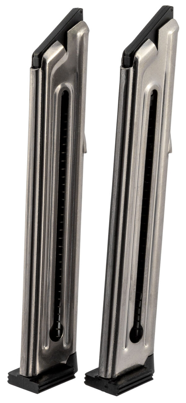 39179 Ruger 90645 Mark III/IV Value Pack 10rd 22 LR E-Nickel Stainless Steel 2 Per Pack