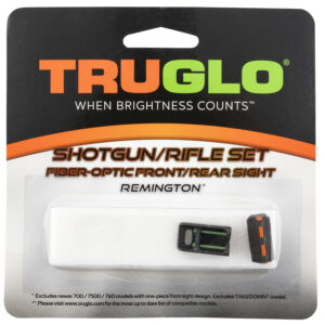 TRUGLO TG110W Fiber-Optic Sight Set for Remington