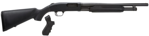 Mossberg 50521 500 Special Purpose 12 Gauge 5+1 3″ 18″ Barrel, Parkerized Finish, Aluminum Receiver, Synthetic Stock, Accu-Set Chokes, Includes Exclusive Pistol Grip Kit