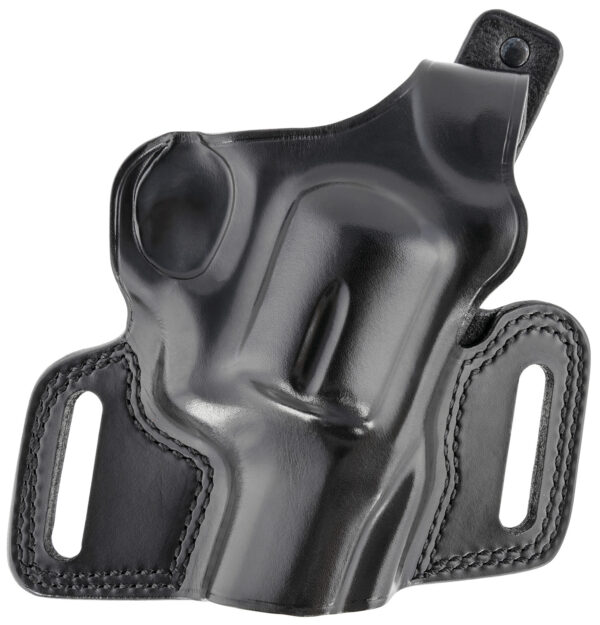 Galco SIL212B Silhouette  OWB Black Leather, Fits 1911/3-5″ Barrel, Belt Slide Mount, Right Hand