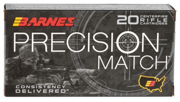 41212 Barnes Precision Match 6.5mm Creedmoor 140gr OTM-BT 20rd
