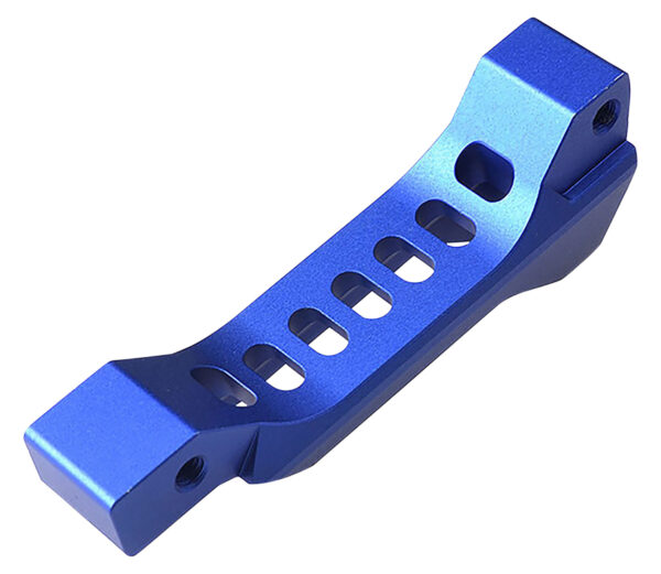41263 Strike Industries Fang Trigger Guard — Blue Aluminum