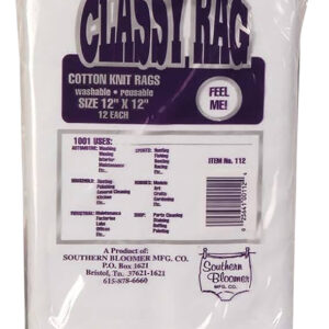 Southern Bloomer 100% Knit Rags 12×12 – 12 per bag