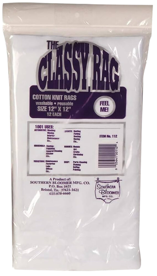41329 Southern Bloomer 100% Knit Rags 12×12 – 12 per bag