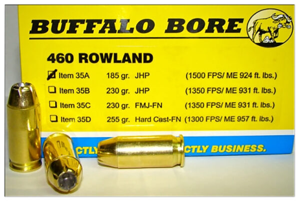 Buffalo Bore 460 Rowland 185gr JHP 20rd Box