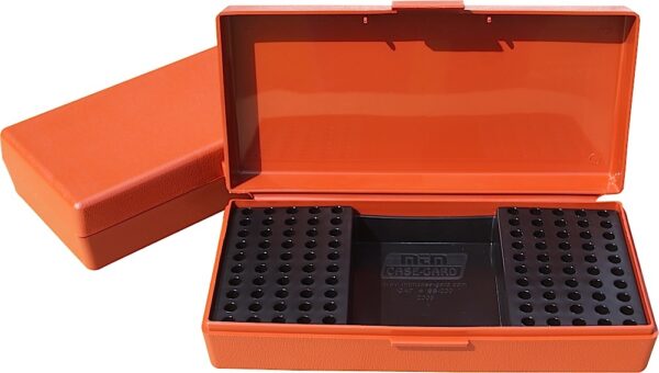 42396 MTM Case-Gard SB-200 Flip-Top Rimfire Ammo Box, 22LR/.17 HM2, Red