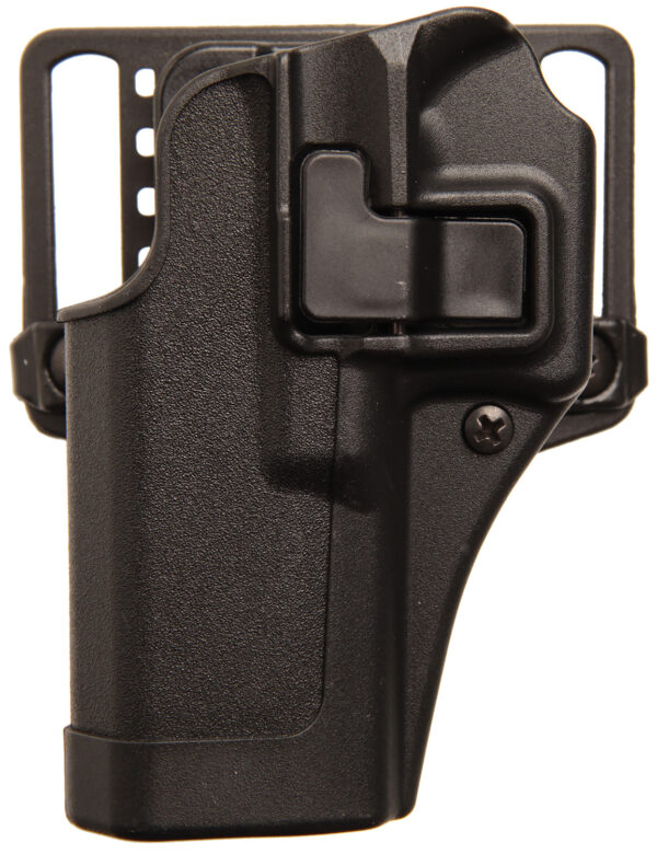 Blackhawk 410520BKL Serpa CQC  OWB Size 20 Matte Black Polymer Belt Loop/Paddle Fits S&W J Frame Fits 2″ Barrel Left Hand