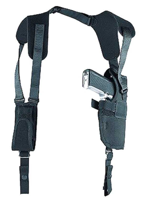 44135 Uncle Mike’s Sidekick Vertical Shoulder Holster #0 Right Hand Black