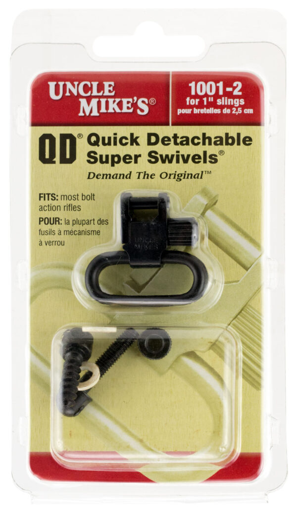 44139 Uncle Mike’s QD Machine Screw Swivel – 1″ Blued