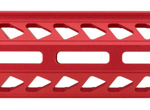 Strike Industries Strike Rail 17″ M-LOK Handguard — Red Aluminum