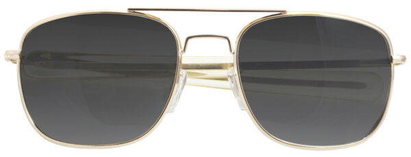 4548 Humvee Adventure Gear HMV52BGOLD Sunglasses Adult Gray Lens MIL-PRF-31013 Gold Frame