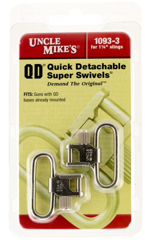 45701 Uncle Mike’s 10933 Super Swivel QD Tri-Lock 1.25″ (2-Pack)