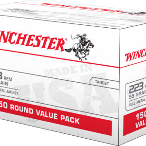Winchester USA .223 Rem 55gr FMJ 150rd White Box