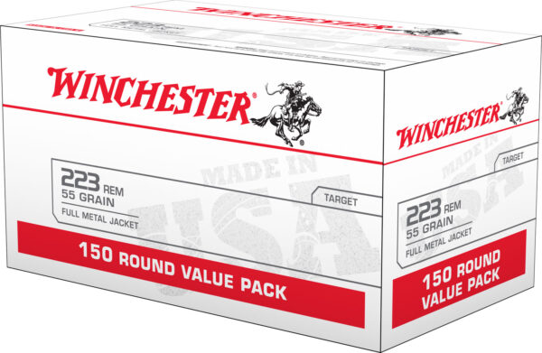 46629 Winchester USA .223 Rem 55gr FMJ 150rd White Box