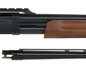 Mossberg 54243 500 Combo 12 Gauge 5+1 3″ Blued 28″ Vent Rib/24″ Slugster  Barrel w/Cantilever Scope Mount, Blued Steel Receiver, Hardwood Dual Comb Stock, Includes Accu-Set Chokes