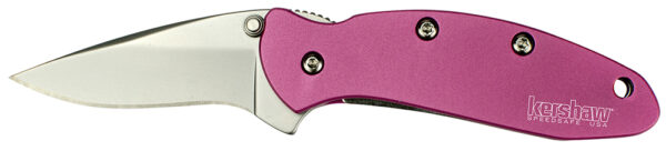 Kershaw Chive 1.9″ Drop Point Folding Knife – Pink
