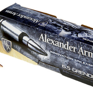 Alexander Arms 6.5mm Grendel 123 gr Lapua Scenar 20rd
