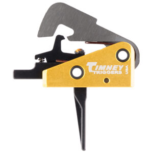 Timney 670ST Competition Trigger AR-10 4 lbs Small-Pin Black/Gold
