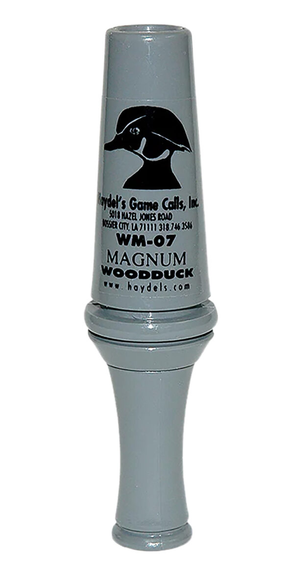 48717 Haydel WM-07 Magnum Wood Duck Call — Acrylic, Single Reed