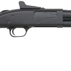 Mossberg 51689 590A1 Class III 12 Gauge 3″ 5+1 14″ Parkerized Cylinder Bore Barrel Black Rec Black Fixed with Storage Compartment Stock Holds 4 Extra Rounds Right Hand (NFA)