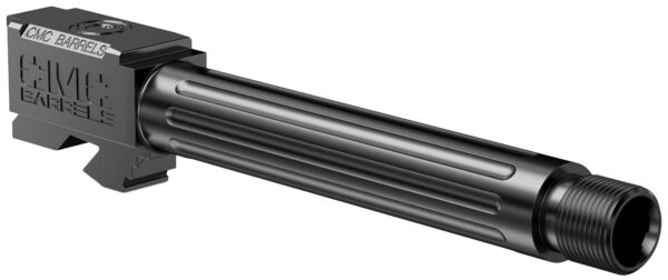 CMC Triggers Match Precision 9mm 4.48″ Fluted Threaded Barrel DLC