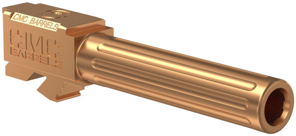49504 CMC Match Precision 9mm 4.01 in Fluted Barrel, Bronze DLC