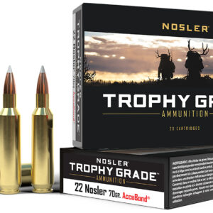 Nosler Trophy Grade 22 Nosler 70gr AccuBond 20rd
