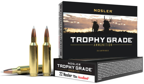 50363 Nosler Trophy Grade 22 Nosler 70gr AccuBond 20rd