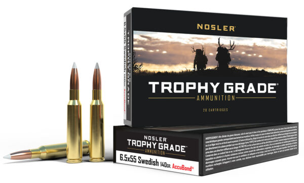 Nosler 6.5×55 Mauser 140gr AccuBond Trophy Grade – 20rd