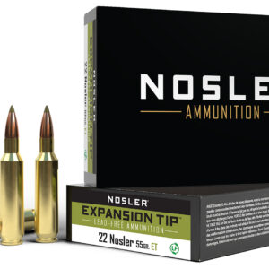 Nosler E-Tip .22 Nosler 55gr Lead-Free 20rd