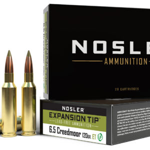 Nosler E-Tip 6.5mm Creedmoor 120 gr, 20rd
