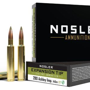 Nosler E-Tip .280 Ackley Improved 140 gr — 20rd Box