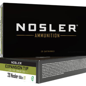 Nosler E-Tip .28 Nosler 150 gr Rifle Ammo, 20-Count