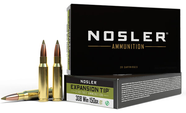 50390 Nosler E-Tip .308 Win 150 gr SP – 20 rd