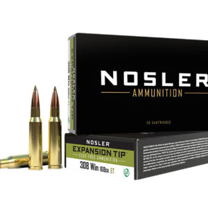Nosler E-Tip .308 Win 168gr Lead-Free 20rd