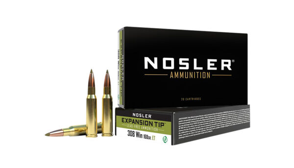 50391 Nosler E-Tip .308 Win 168gr Lead-Free 20rd
