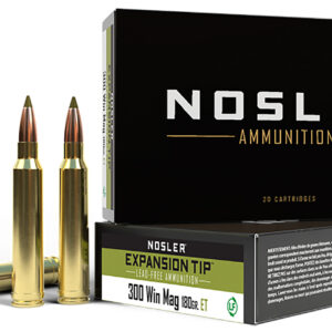 Nosler E-Tip .300 Win Mag 180gr Lead-Free 20rd