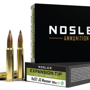 Nosler E-Tip 8mm Mauser 180 gr 20rd