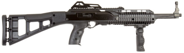5143 Hi-Point 3895TSFGT1 3895TS Carbine 380 ACP 10+1 16.50″ Threaded Barrel, Black Metal Finish, Black All Weather Skeletonized Stock, Black Polymer Grip