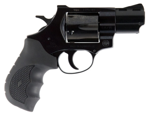 51649 Weihrauch Guns 770130 Windicator 357 Mag 6rd 2″ Blued Steel Barrel & Cylinder, Compact Steel Frame w/Exposed Hammer, Ramp Front/Fixed Rear Sights, Finger Grooved Black Rubber Grip