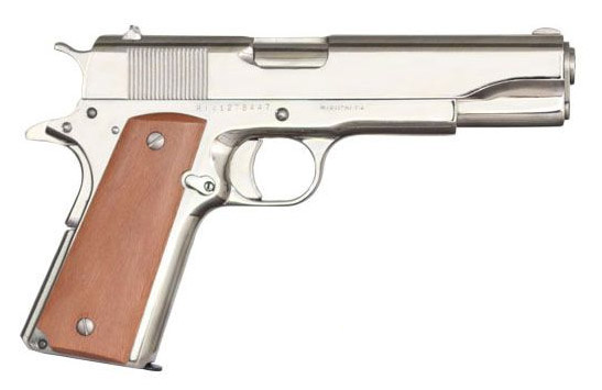 Rock Island GI Standard 1911 .38 Super 5 in. Nickel