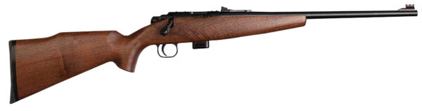 52137 Davey Crickett 722 Compact Sporter .22 LR 16.25″ 7+1 Blued/Walnut
