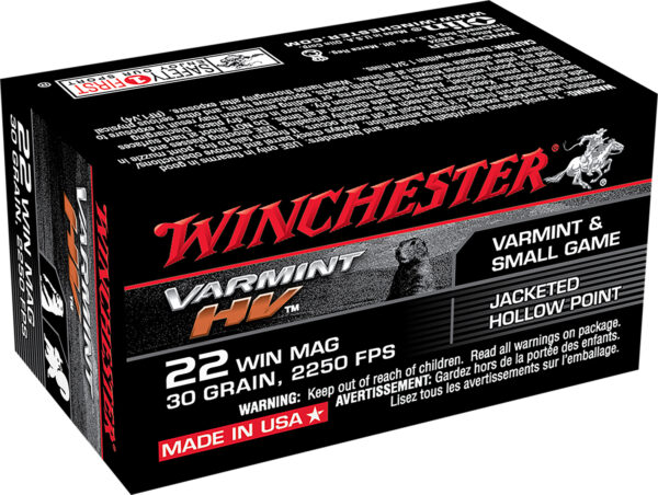52706 Winchester Varmint HV .22 WMR 30gr JHP 50rd