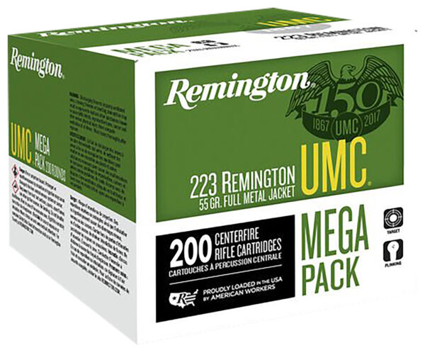 52785 Remington UMC .223 Rem 55 gr FMJ 200rd Box
