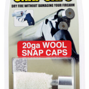 Carlson’s 20 Gauge Snap Caps, Aluminum/Wool 2-Pack