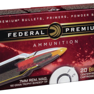 Federal Premium 7mm Rem Mag 160 gr Trophy Bonded Tip