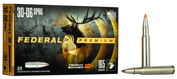 Federal Premium Vital-Shok .30-06 Springfield 165 gr Trophy Bonded Tip 20rd