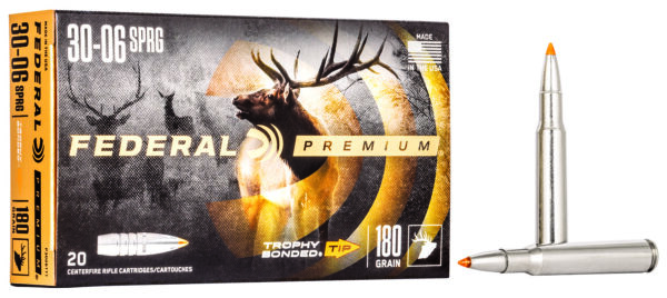 53787 Federal Premium .30-06 Springfield 180 gr Trophy Bonded Tip 6 20rd