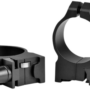 Warne Maxima 30mm Medium Rings Matte Steel 0 MOA